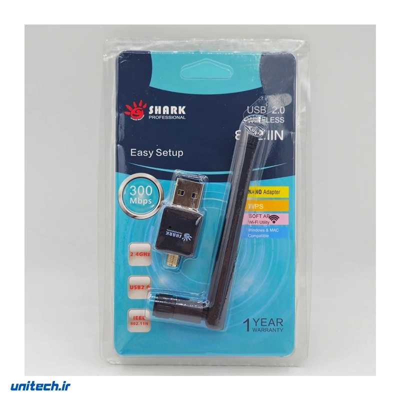 دانگل وای فای شارک مدل 802300MBPSHORT ANTEN کد 20241